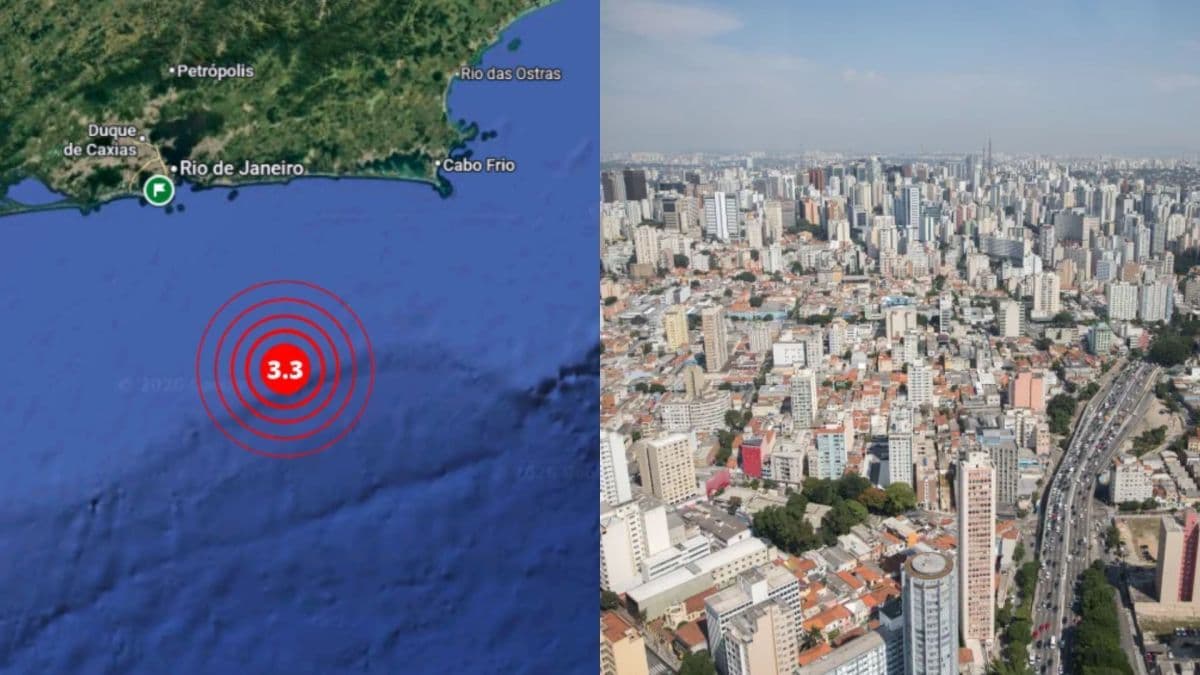 Sismos marcam Rio de Janeiro enquanto São Paulo sente tremores chilenos