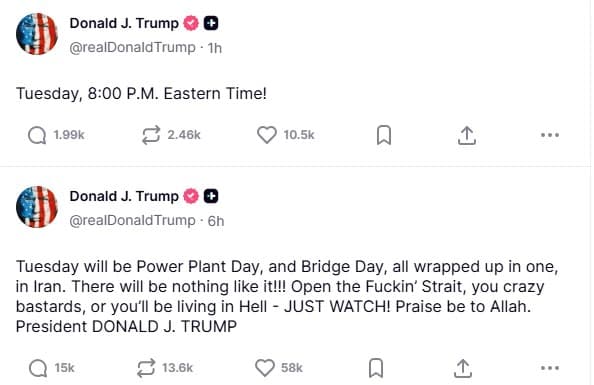 Trump ameaça o Irã e preço do petróleo sobe para US$ 110