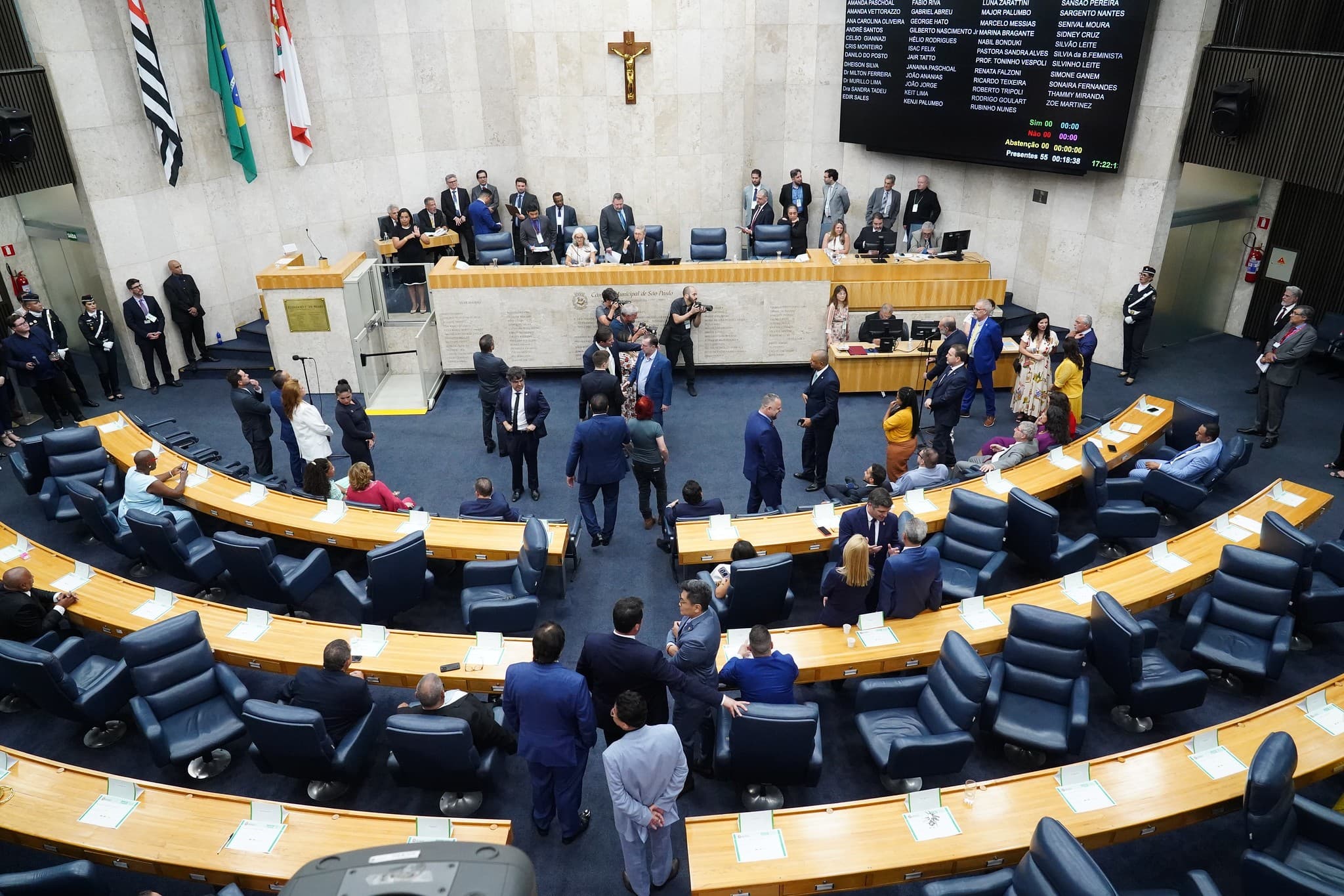Nove vereadores de São Paulo são eleitos deputados em eleição recente