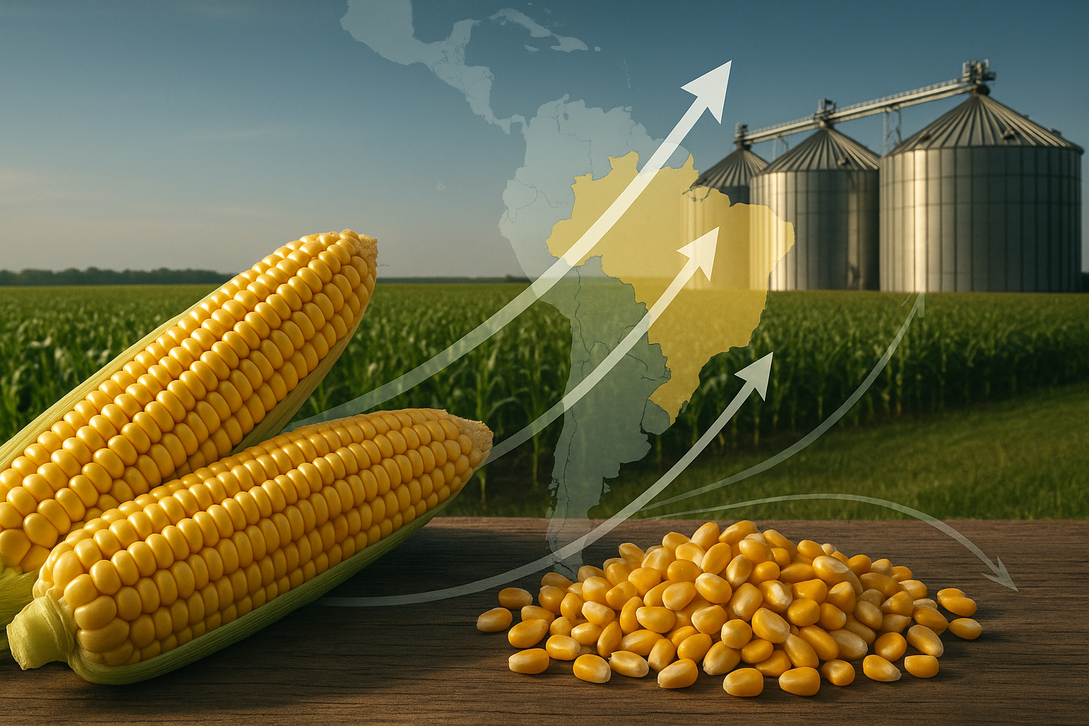 USDA eleva previsão de produção de milho do Brasil para 135 milhões de toneladas