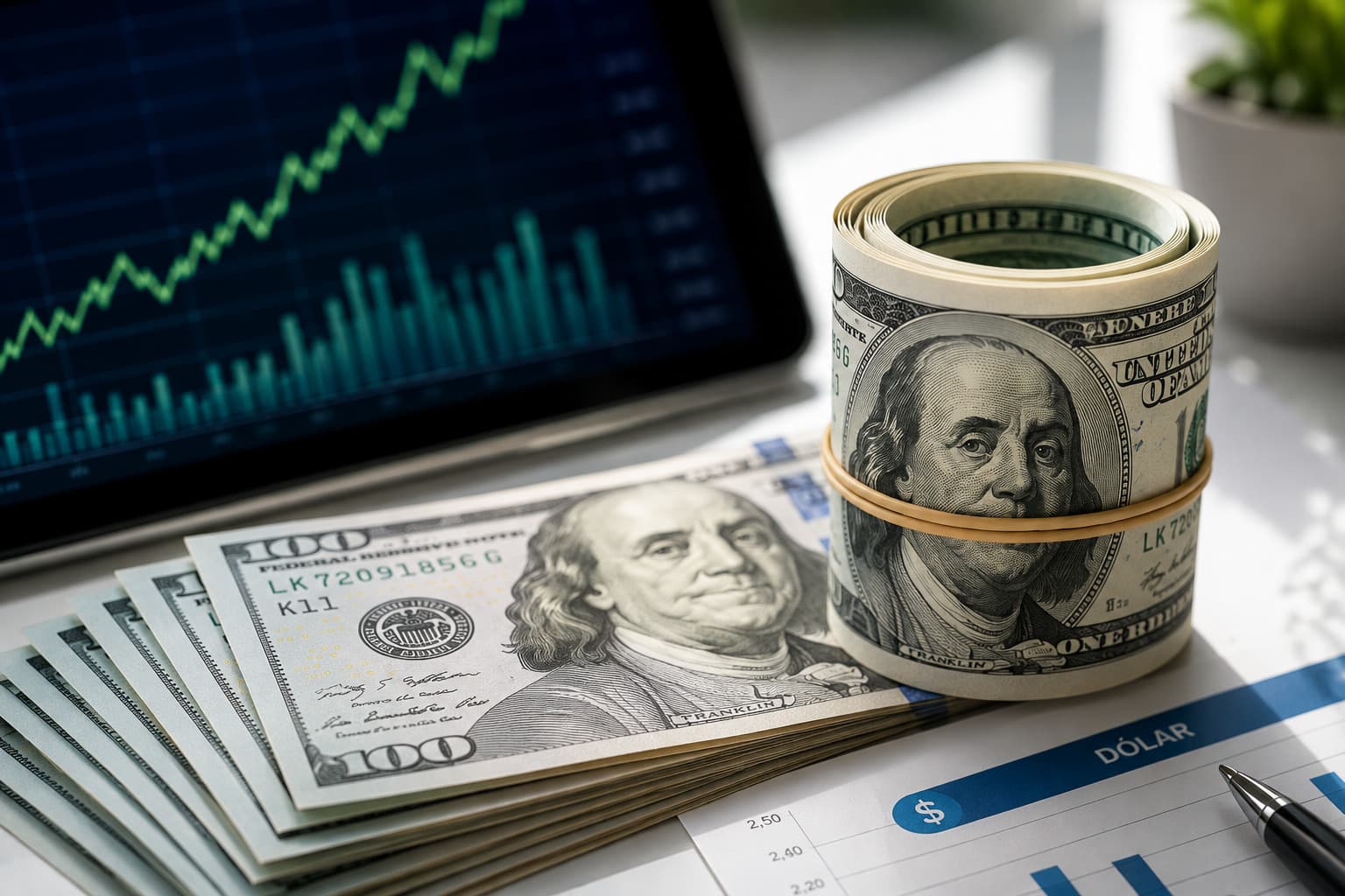 Cotação do dólar: comercial perto de R$ 5,35 enquanto mercado digere sinais externos e incerteza doméstica