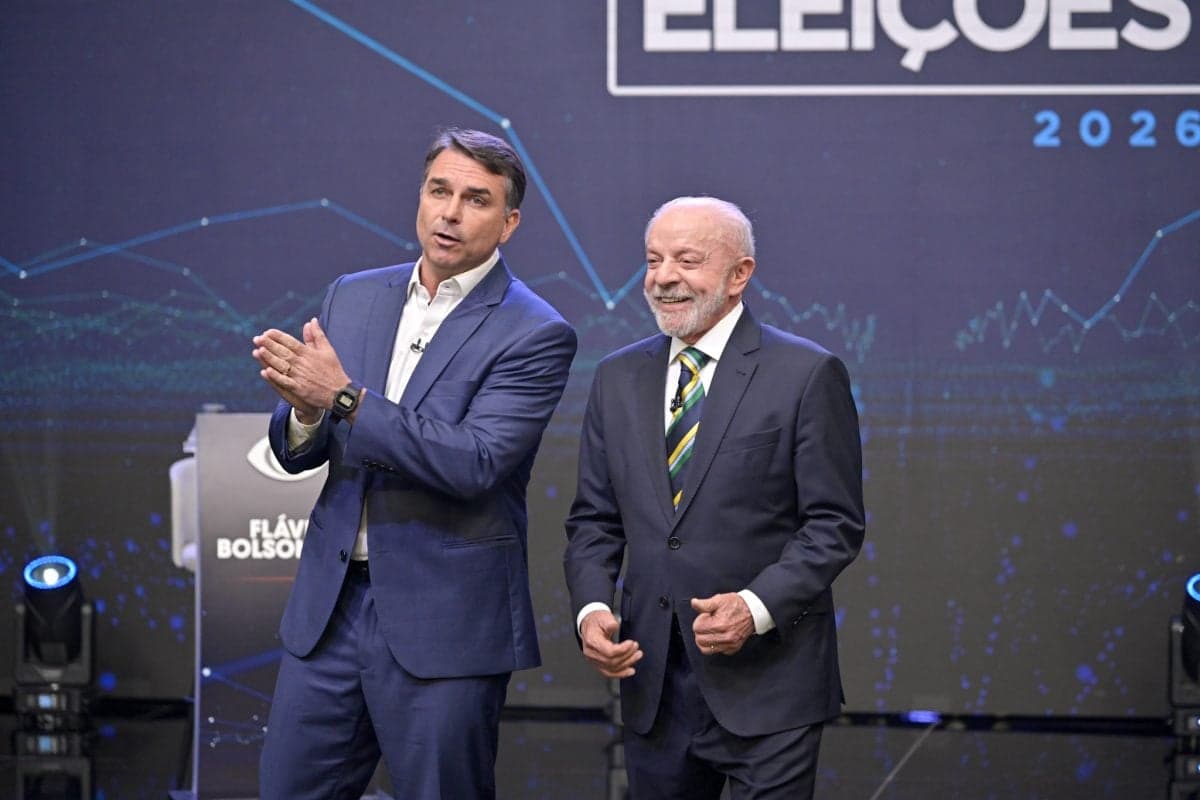 Debate entre Flávio Bolsonaro e Lula acontece nesta sexta-feira