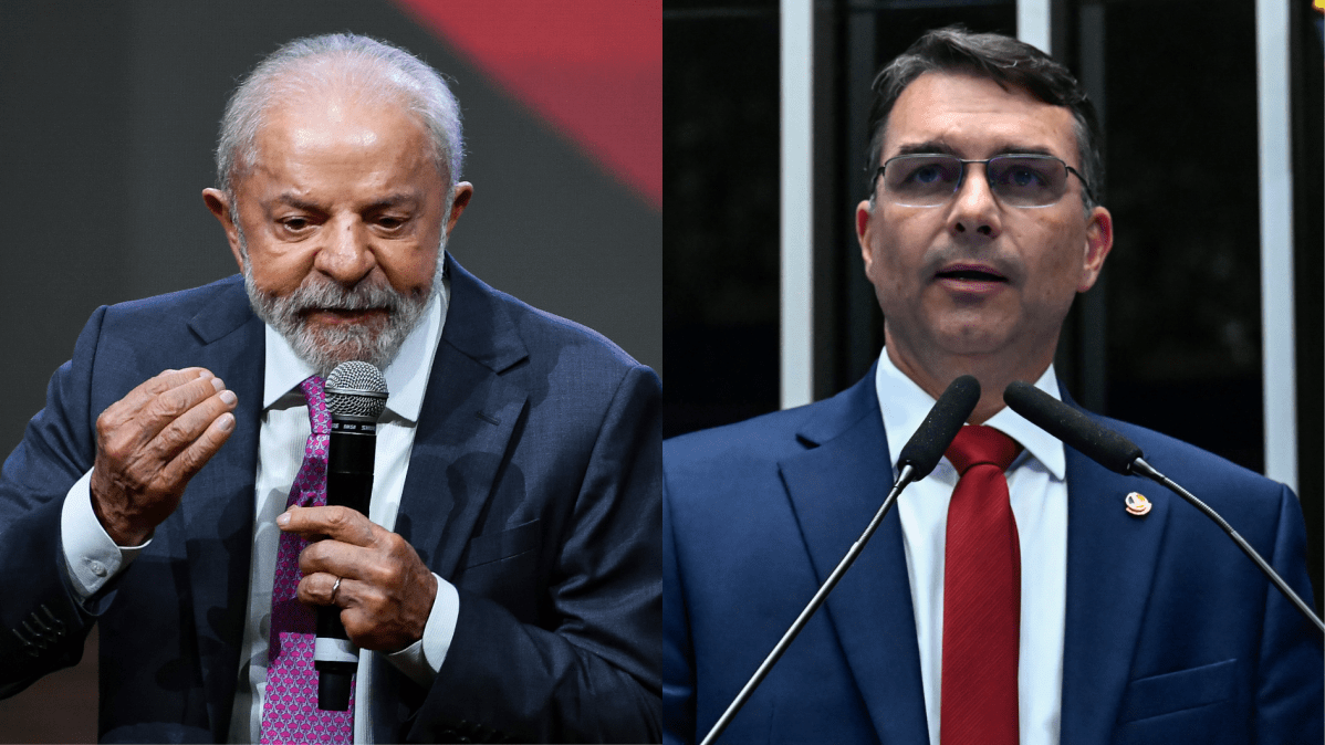 Lula lidera intenções de voto, mas empate técnico com Flávio Bolsonaro