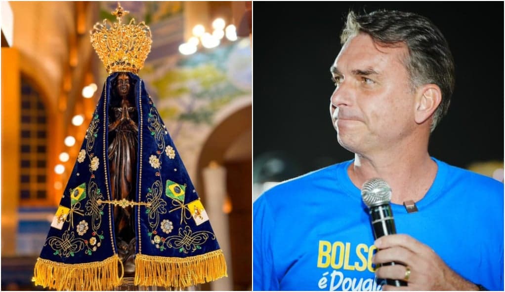 Controvérsia sobre Nossa Senhora Aparecida envolve Flávio Bolsonaro e debate religioso