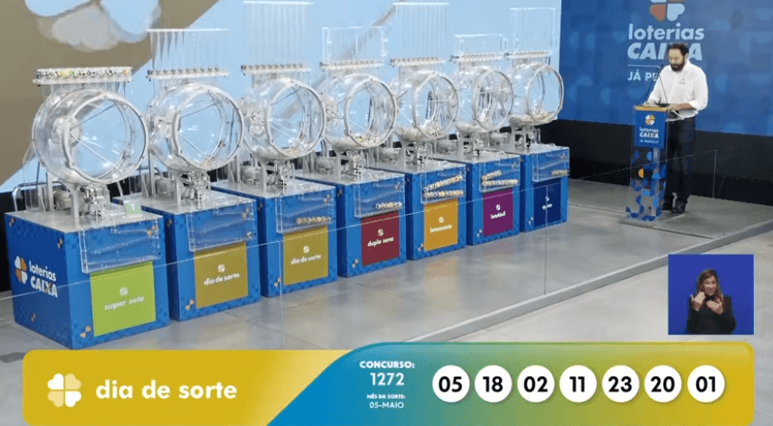 Resultado do Dia de Sorte 1272: confira os números sorteados