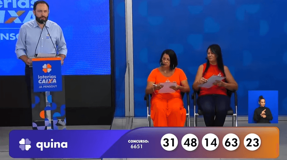 Resultado da Quina de hoje: veja as dezenas do concurso 6651