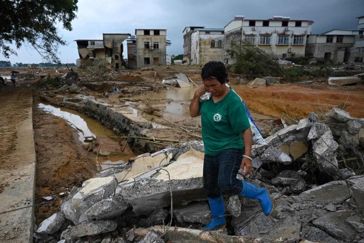 Inundações na Guangxi deixam 39 mortos e 9 desaparecidos