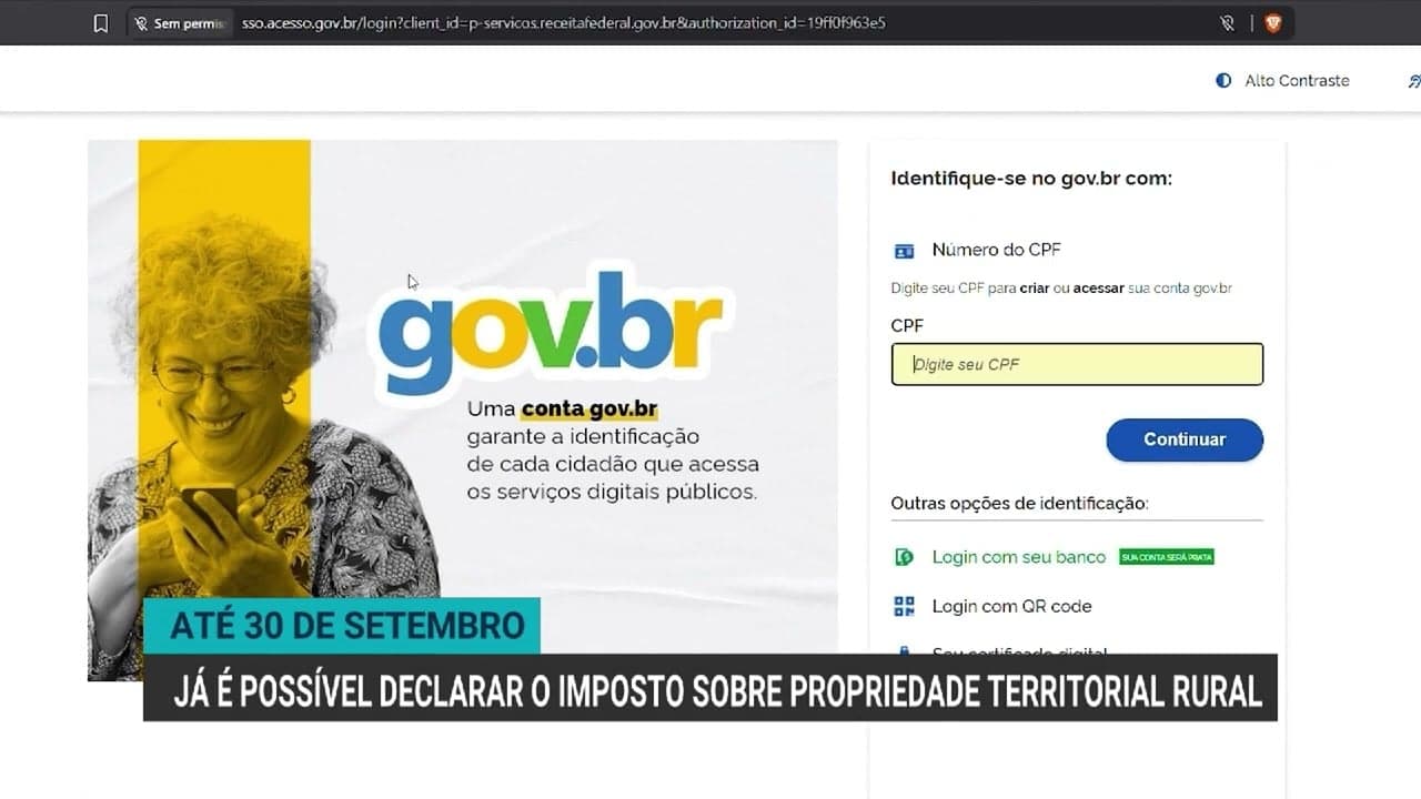 Prazo para declaração do ITR 2026 começa nesta semana
