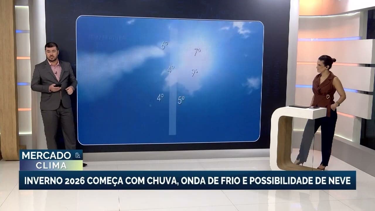 Frente fria traz chuvas e possibilidade de neve no Sul do Brasil
