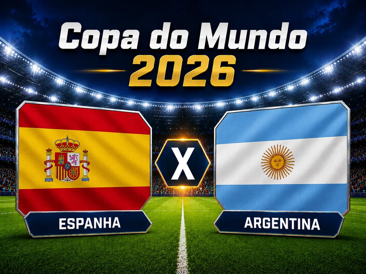 Espanha e Argentina fazem final inédita da Copa do Mundo de 2026