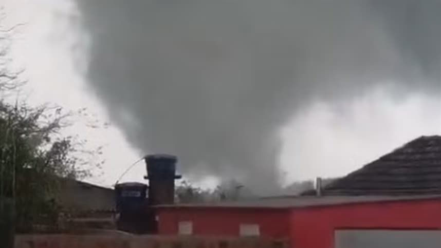 Tempestade intensa causa estragos no Rio Grande do Sul