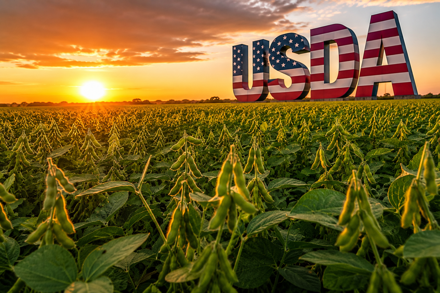 USDA destaca Brasil como líder na produção global de soja