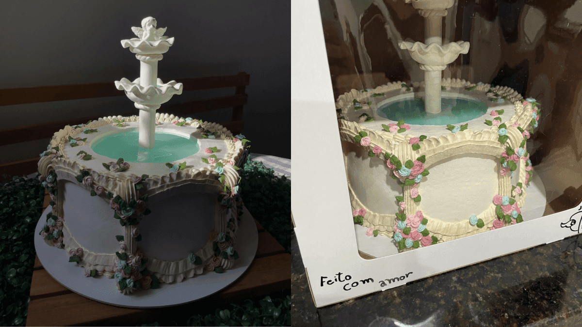 Bolo de aniversário viraliza com 10 milhões de visualizações