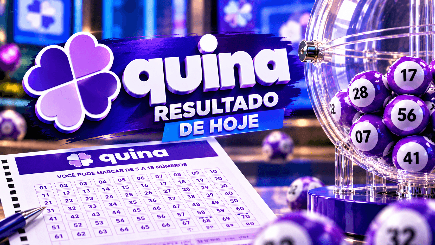 Resultado da Quina hoje (26/10): veja os números sorteados no concurso 7152 e confira o prêmio