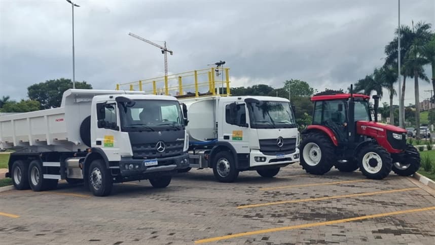 Mogi Guaçu recebe apoio agrícola com novas máquinas