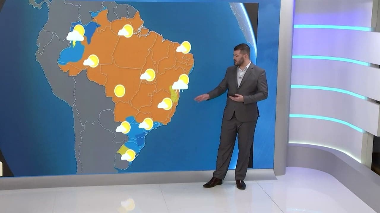 Frente fria traz temporais e frio intenso ao Sudeste e Sul do Brasil