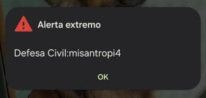 Defesa Civil desativa alerta após mensagem suspeita no Brasil