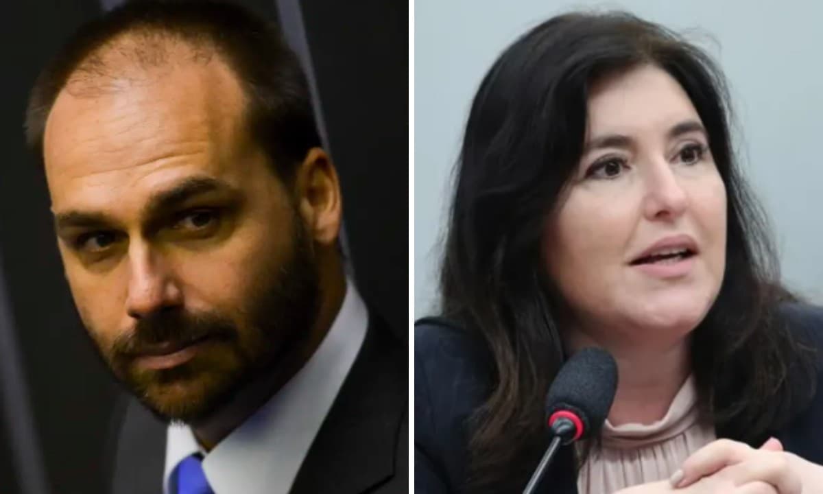 Simone Tebet anuncia processo contra Eduardo Bolsonaro após insinuação