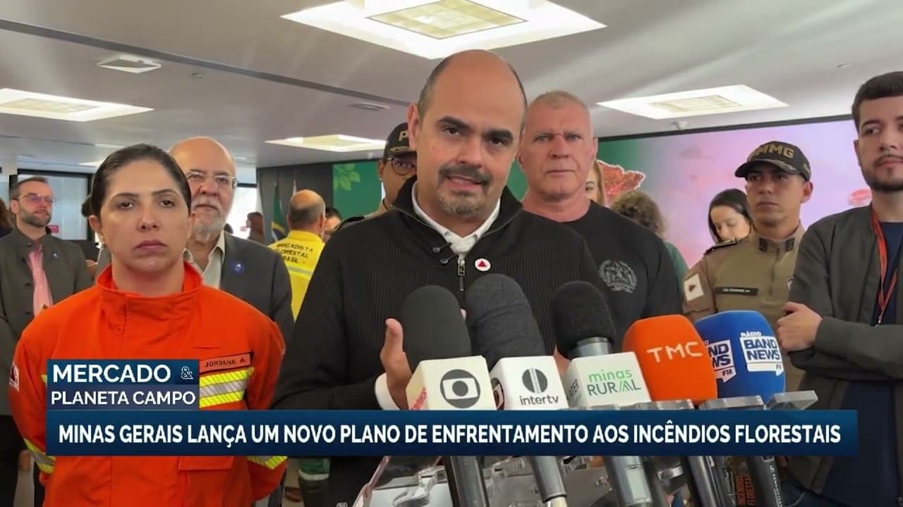 Minas Gerais apresenta plano contra incêndios florestais até 2031