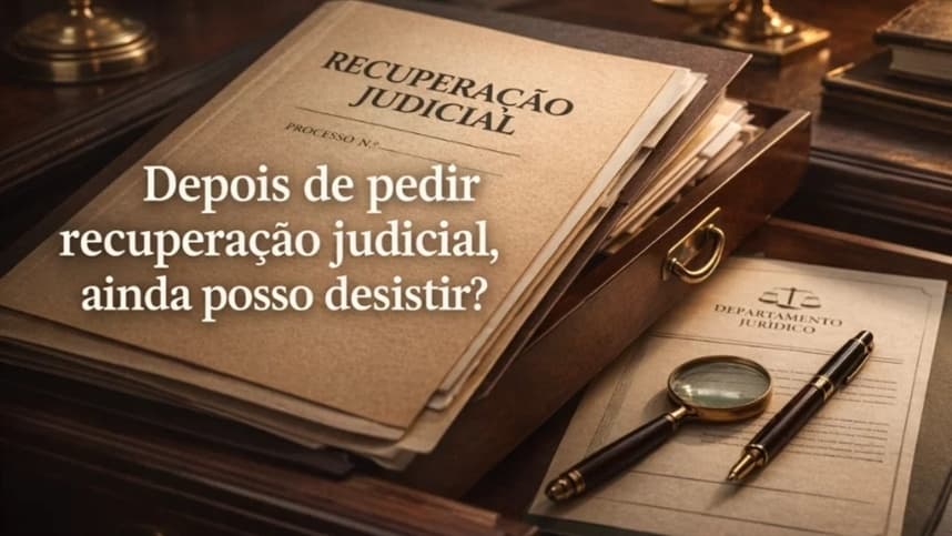 Recuperação Judicial: Desistência é possível, mas depende de fase do processo