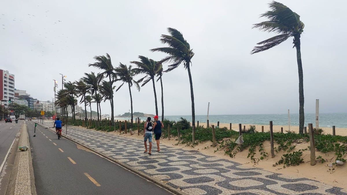 Rio de Janeiro volta ao Estágio 1 com dias ensolarados e ventos moderados