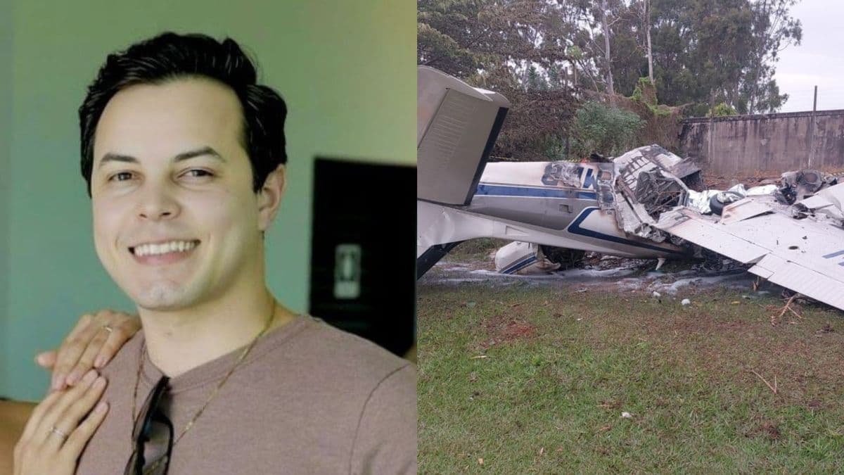 Piloto recebe alta após queda de avião em Marília