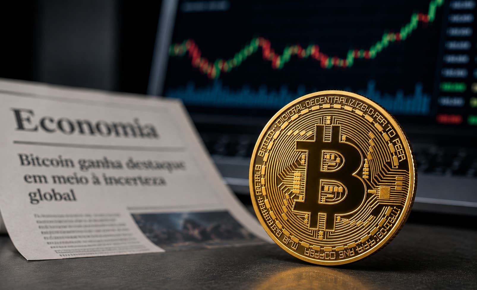 Bitcoin opera em alta enquanto mercado digere influência do Fed e fluxos de ETFs