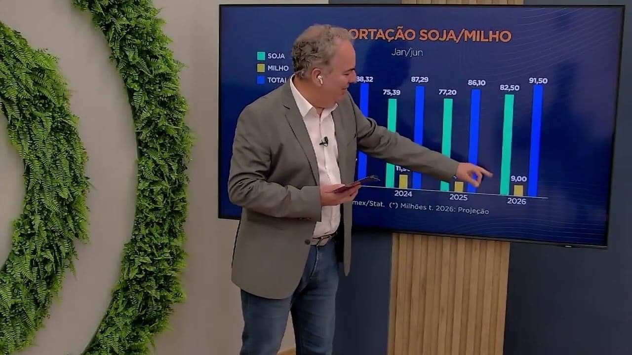 Exportações de soja do Brasil devem atingir 115 milhões de toneladas