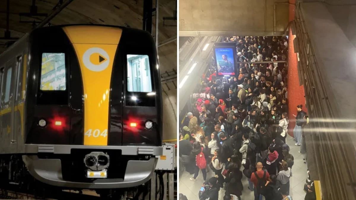 Falha elétrica paralisa operações na Linha 4-Amarela do metrô